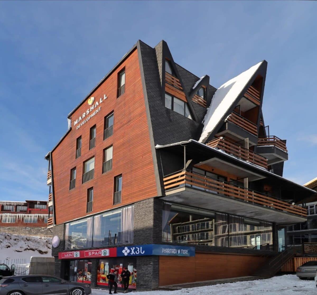 Super Stylish And Cozy 2 Bedroom 4Or6 People Apartment In Key Location In Marshall Gudauri Project Ski Resort Buitenkant foto